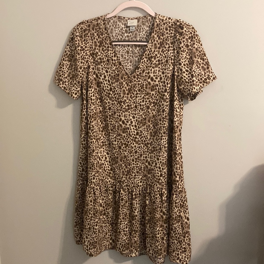 A New Day women’s cheetah print drop waist style dress